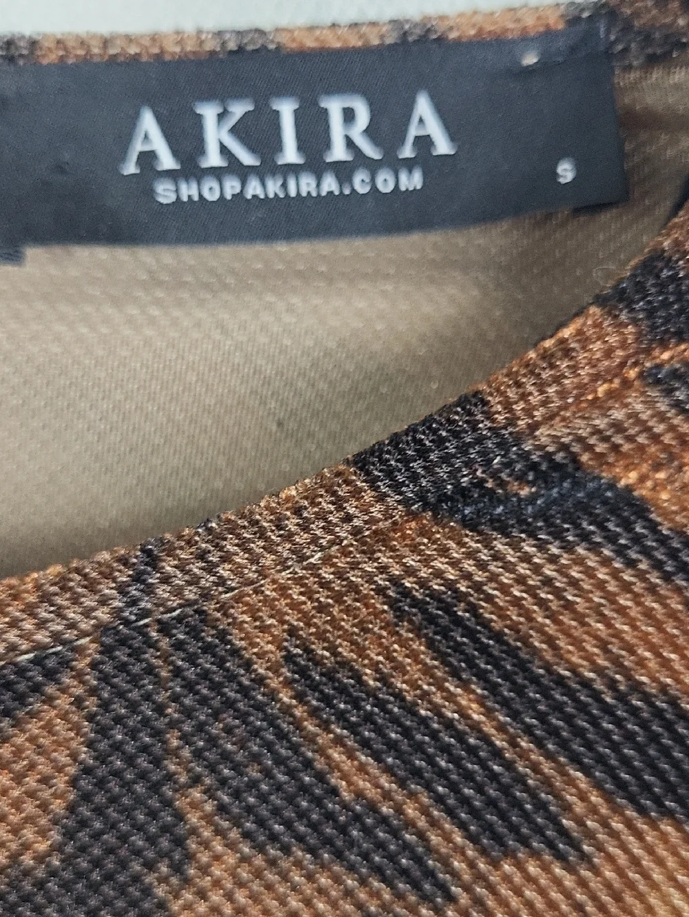 AKIRA‎ Hot Tiger slip-on Maxi Dress. Size S